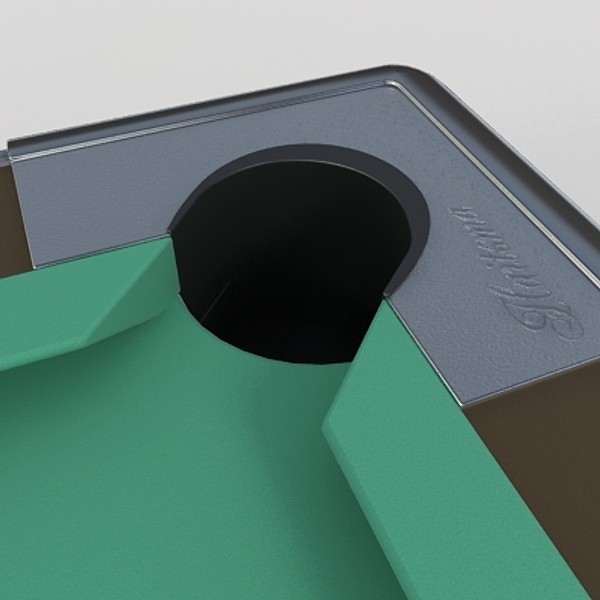pool table arcade 3d model - pool table arcade by monkeyodoom